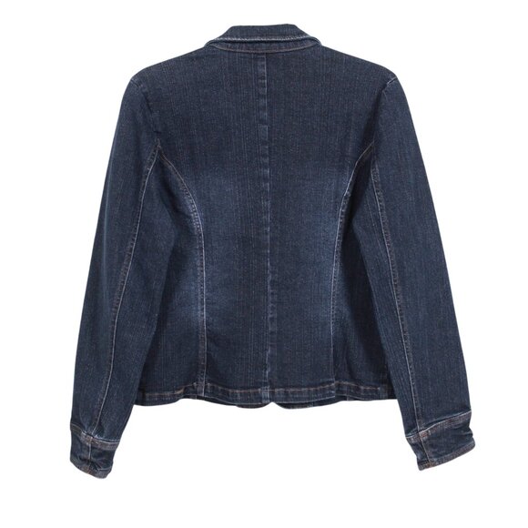 Contrast Jeans Denim Jacket - Picture 3 of 16